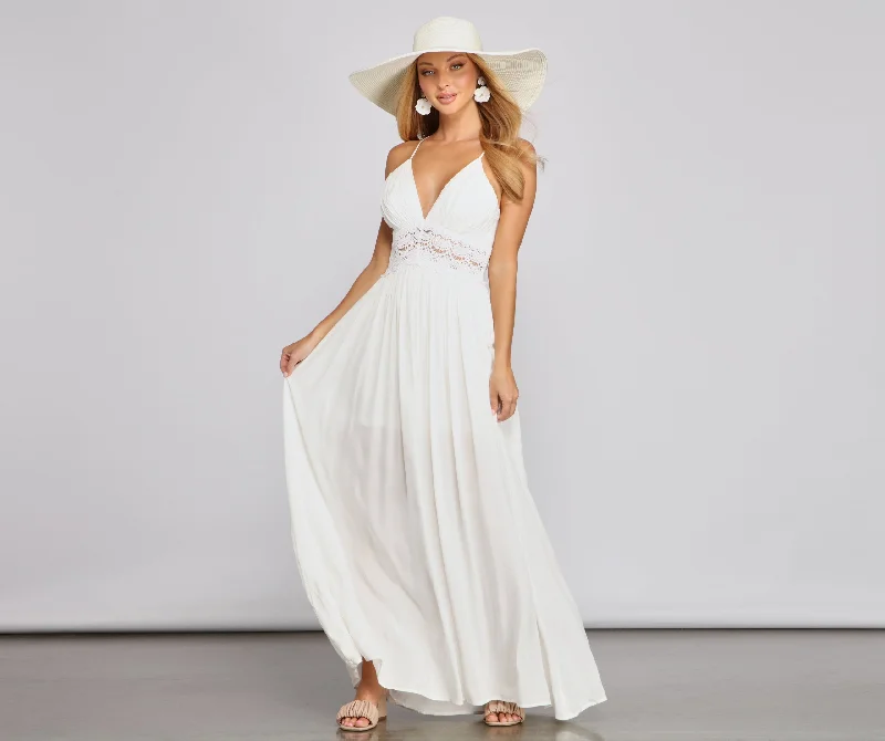 "Sleeveless dresses for women during hot summer days"Stylish Girl Summer Crochet Maxi Dress "Sleeveless dresses for women during hot summer days"Stylish Girl Summer Crochet Maxi Dress