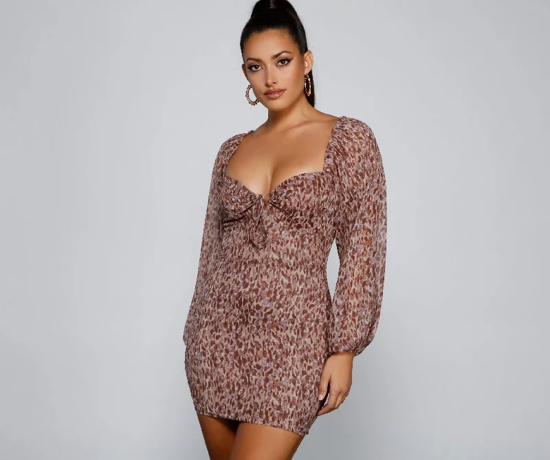 "Designer - inspired women's evening dresses"Sweet And Sassy Chiffon Mini Dress
