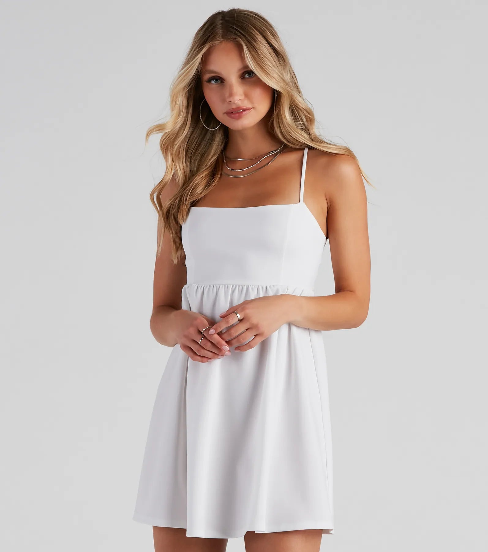 "Off - shoulder dresses for women to show off collarbones"Twirl-Worthy Moment Skater Dress "Off - shoulder dresses for women to show off collarbones"Twirl-Worthy Moment Skater Dress