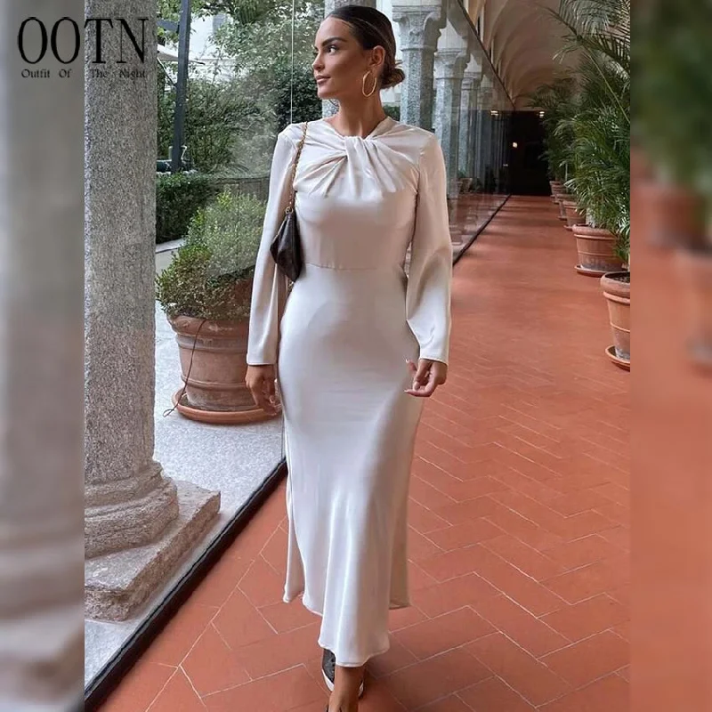 "VIP Sale: Extra 15% Off on Women's Dresses for Our Loyal Customers"OOTN 2023 Long Sleeve Female Woman Autumn Knot Party Dresses for Women Satin Long Dress Women Backless Maxi Dress "VIP Sale: Extra 15% Off on Women's Dresses for Our Loyal Customers"OOTN 2023 Long Sleeve Female Woman Autumn Knot Party Dresses for Women Satin Long Dress Women Backless Maxi Dress