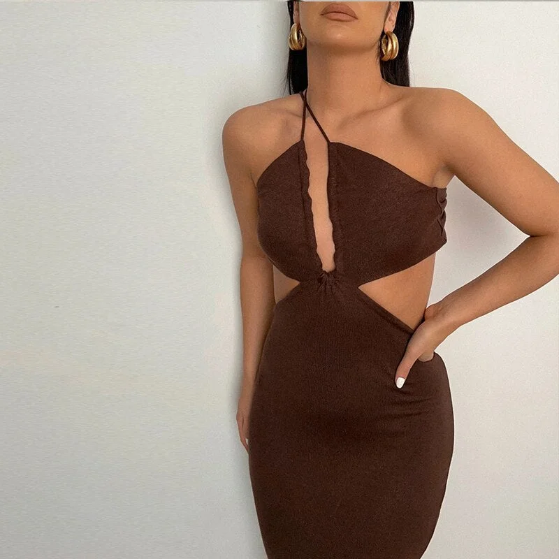 "Designer - inspired women's evening dresses"BerriesJam - 2024 Spaghetti Strap Bandage Wrap Backless Maxi Dress "Designer - inspired women's evening dresses"BerriesJam - 2024 Spaghetti Strap Bandage Wrap Backless Maxi Dress