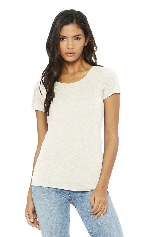 Fitted women's turtleneck T - shirtBella + Canvas Womens Short Sleeve Crewneck T-Shirt - Oatmeal Fitted women's turtleneck T - shirtBella + Canvas Womens Short Sleeve Crewneck T-Shirt - Oatmeal