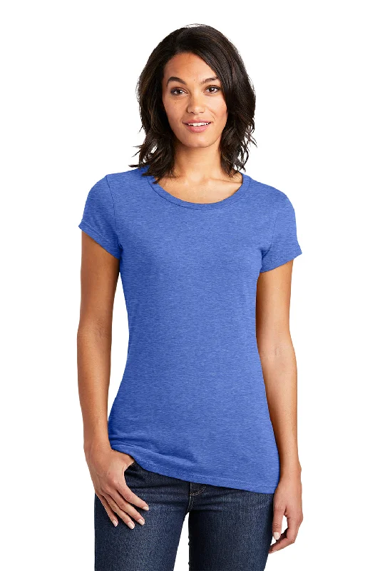 Color - blocked women's T - shirt for a bold statementDistrict Womens Very Important Short Sleeve Crewneck T-Shirt - Royal Blue Frost Color - blocked women's T - shirt for a bold statementDistrict Womens Very Important Short Sleeve Crewneck T-Shirt - Royal Blue Frost