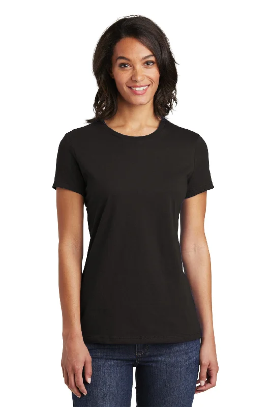 Long - sleeved women's T - shirt with a bell - sleeve designDistrict Womens Very Important Short Sleeve Crewneck T-Shirt - Black Long - sleeved women's T - shirt with a bell - sleeve designDistrict Womens Very Important Short Sleeve Crewneck T-Shirt - Black
