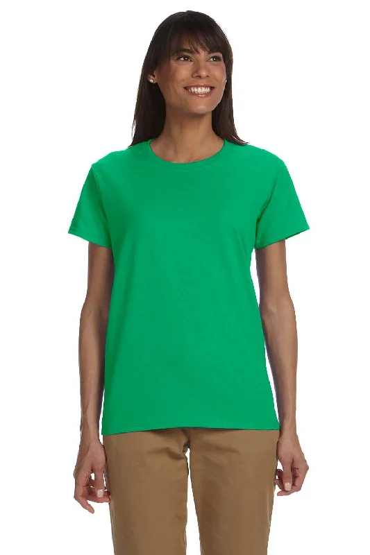 Women's button - down T - shirt in a classic styleGildan Womens Ultra Short Sleeve Crewneck T-Shirt - Irish Green - Closeout Women's button - down T - shirt in a classic styleGildan Womens Ultra Short Sleeve Crewneck T-Shirt - Irish Green - Closeout