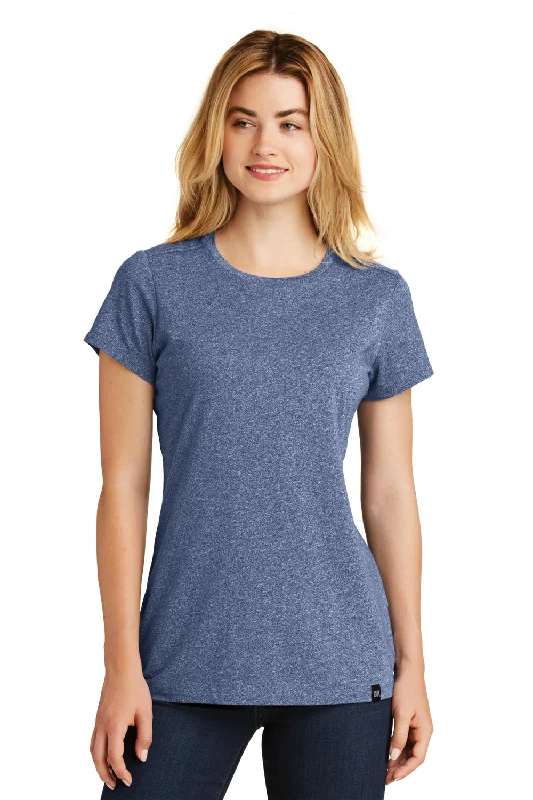 Sequined women's T - shirt for a glamorous occasionNew Era Womens Heritage Short Sleeve Crewneck T-Shirt - Dark Royal Blue Twist - Closeout Sequined women's T - shirt for a glamorous occasionNew Era Womens Heritage Short Sleeve Crewneck T-Shirt - Dark Royal Blue Twist - Closeout