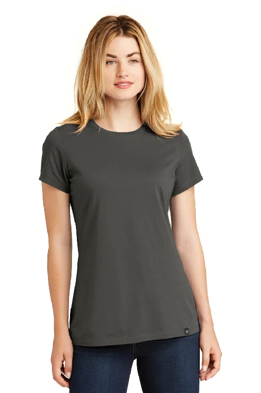 Women's lace - trimmed T - shirt for a delicate lookNew Era Womens Heritage Short Sleeve Crewneck T-Shirt - Graphite Grey - Closeout Women's lace - trimmed T - shirt for a delicate lookNew Era Womens Heritage Short Sleeve Crewneck T-Shirt - Graphite Grey - Closeout