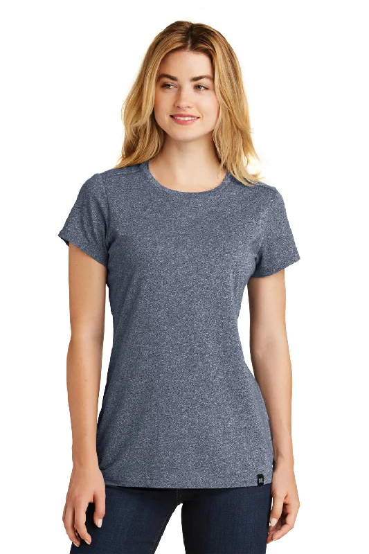Embroidered women's T - shirt with floral designsNew Era Womens Heritage Short Sleeve Crewneck T-Shirt - True Navy Blue Twist - Closeout Embroidered women's T - shirt with floral designsNew Era Womens Heritage Short Sleeve Crewneck T-Shirt - True Navy Blue Twist - Closeout