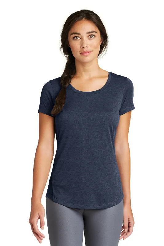 Women's T - shirt with a dropped - shoulder and wide - sleeve designNew Era Womens Series Performance Jersey Moisture Wicking Short Sleeve Crewneck T-Shirt - Navy Blue Women's T - shirt with a dropped - shoulder and wide - sleeve designNew Era Womens Series Performance Jersey Moisture Wicking Short Sleeve Crewneck T-Shirt - Navy Blue