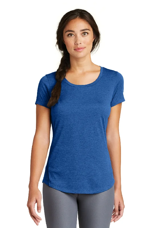 Women's T - shirt with a lace - detailed sleeveNew Era Womens Series Performance Jersey Moisture Wicking Short Sleeve Crewneck T-Shirt - Royal Blue Women's T - shirt with a lace - detailed sleeveNew Era Womens Series Performance Jersey Moisture Wicking Short Sleeve Crewneck T-Shirt - Royal Blue
