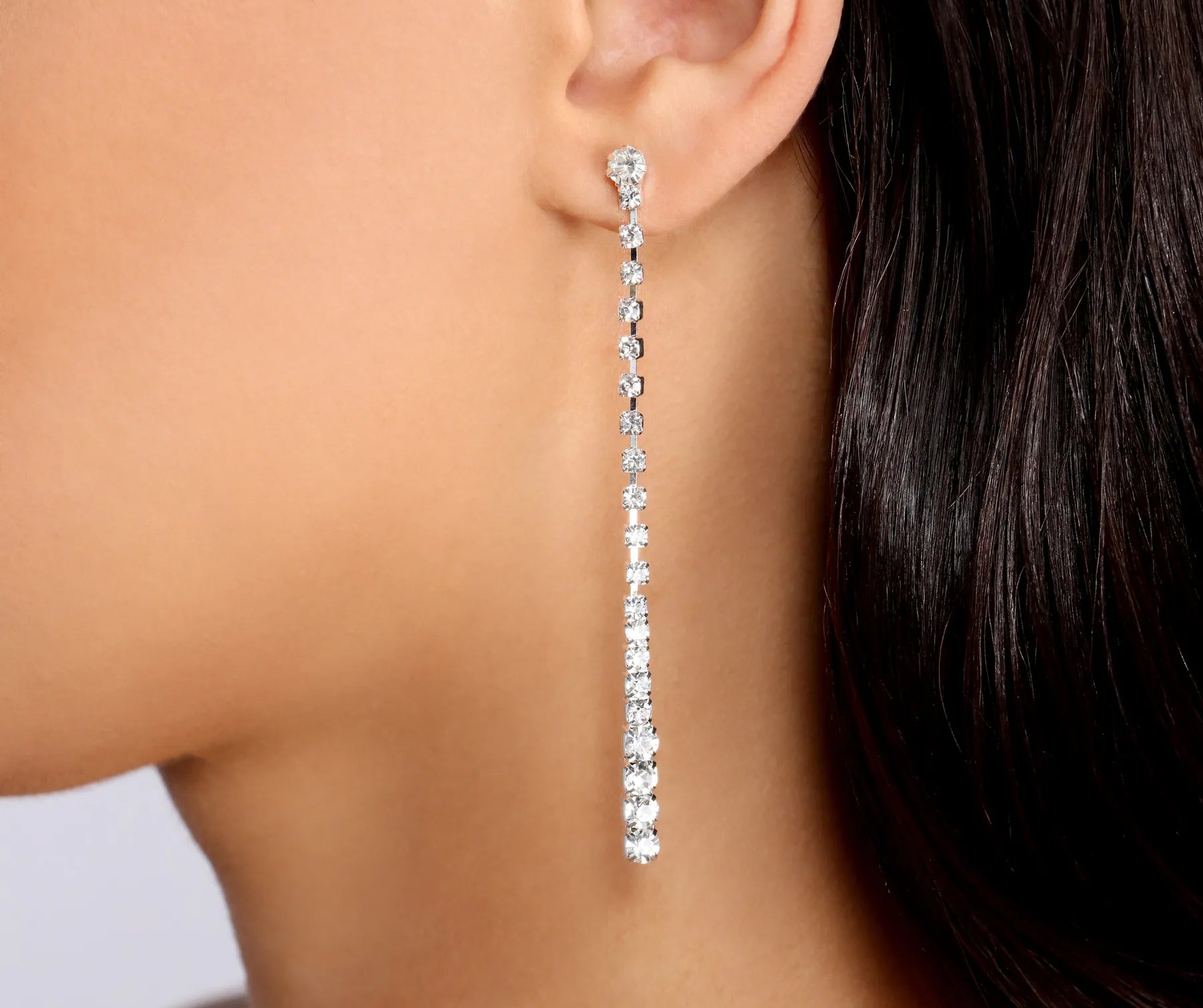 "Mini dresses for women for a youthful and trendy look"Dainty Rhinestone Duster Earrings "Mini dresses for women for a youthful and trendy look"Dainty Rhinestone Duster Earrings