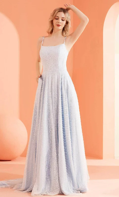 "Chiffon dresses for women with a flowy and light feel"J'Adore Dresses J22019 - Sleeveless Glitter Tulle Evening Gown "Chiffon dresses for women with a flowy and light feel"J'Adore Dresses J22019 - Sleeveless Glitter Tulle Evening Gown