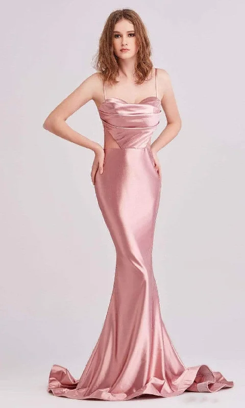 "Chiffon dresses for women with a flowy and light feel"J'Adore Dresses - J15031 Cowl Sweetheart Satin Dress "Chiffon dresses for women with a flowy and light feel"J'Adore Dresses - J15031 Cowl Sweetheart Satin Dress