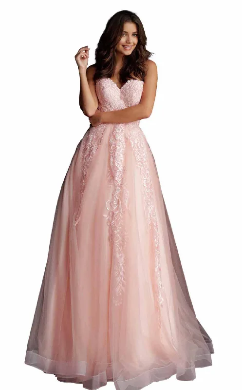 "Boho wedding dresses for women for a free - spirited vibe"Jovani JVN66970BG Dress