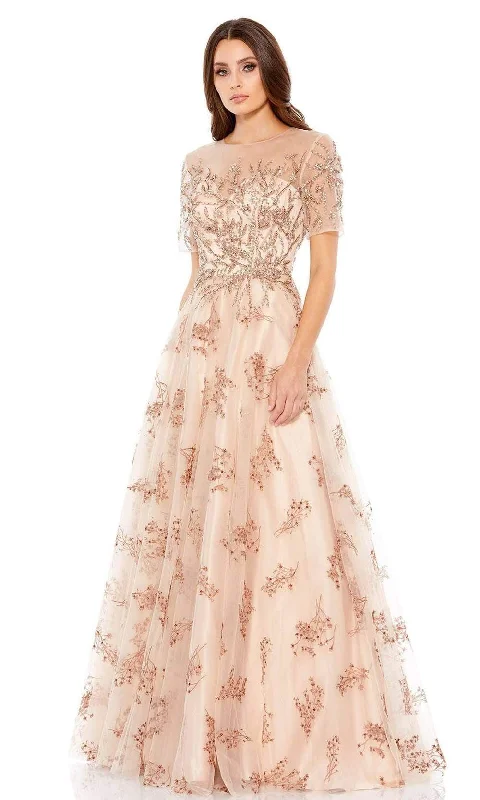 "Floral print dresses for women for a feminine look"Mac Duggal Evening - 79317D Sequin Beaded A-Line Dress "Floral print dresses for women for a feminine look"Mac Duggal Evening - 79317D Sequin Beaded A-Line Dress