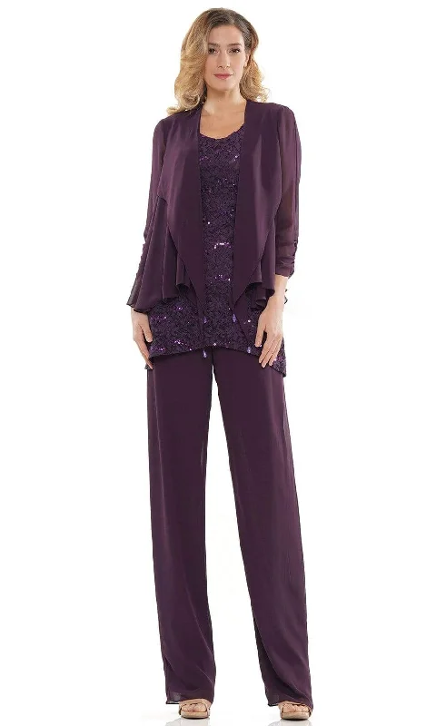 "New Arrivals Discount: 20% Off on Latest Women's Dress Collections"Marsoni by Colors - M303 Three-Piece Chiffon Lace Pantsuit