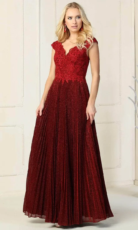 "Bodycon dresses for women to show off curves"May Queen MQ1836 - Accordion Pleated Skirt Formal Gown "Bodycon dresses for women to show off curves"May Queen MQ1836 - Accordion Pleated Skirt Formal Gown
