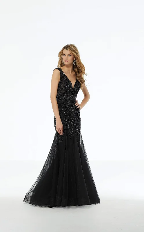 "Beaded dresses for women for a glamorous look"MGNY 72103 Dress
