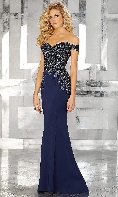 Clearance Sale: Women's Dresses MGNY By Mori Lee - 71616 Embroidered Off-Shoulder Trumpet Dress Clearance Sale: Women's Dresses MGNY By Mori Lee - 71616 Embroidered Off-Shoulder Trumpet Dress