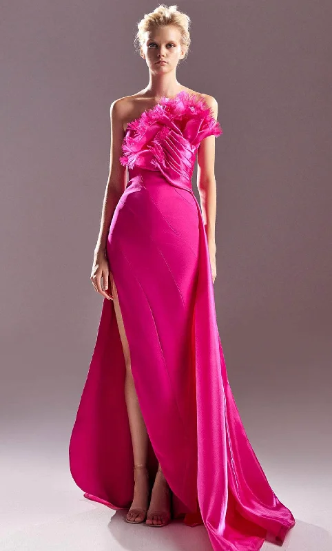 "Flash Sale: Grab Your Favorite Women's Dresses at Unbeatable Prices!"MNM Couture G1500 - Strapless Fringed Evening Gown "Flash Sale: Grab Your Favorite Women's Dresses at Unbeatable Prices!"MNM Couture G1500 - Strapless Fringed Evening Gown