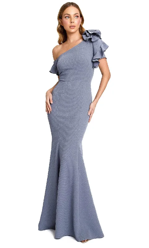 "Designer - inspired women's evening dresses"Nicole Bakti 658L - Ruffled Sleeved Prom Dress "Designer - inspired women's evening dresses"Nicole Bakti 658L - Ruffled Sleeved Prom Dress