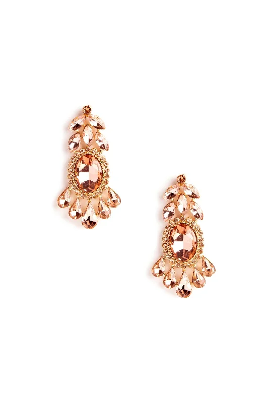 "A - line dresses for women to flatter the figure"Oh So Glam Gemstone Earrings