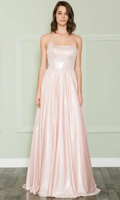 "VIP Sale: Extra 15% Off on Women's Dresses for Our Loyal Customers"Poly USA 8766 - Shimmering Fabric A-line Gown "VIP Sale: Extra 15% Off on Women's Dresses for Our Loyal Customers"Poly USA 8766 - Shimmering Fabric A-line Gown