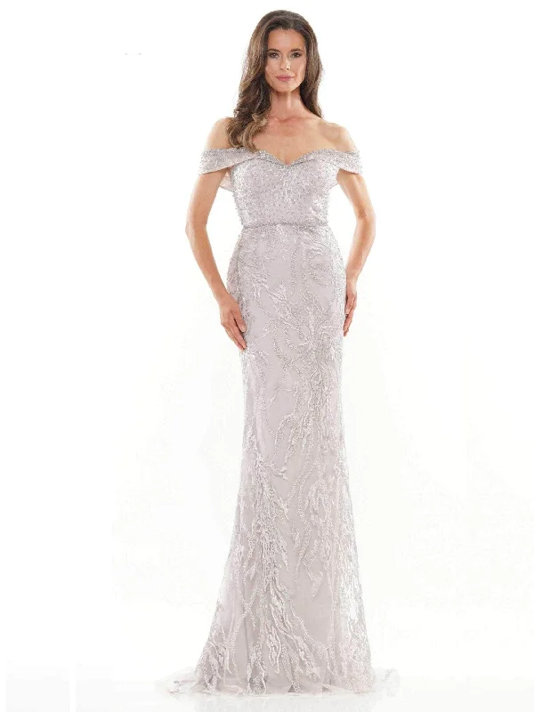 "Bohemian - style women's dresses for music festivals"Rina Di Montella - RD2713 Embroidered Off Shoulder Trumpet Gown "Bohemian - style women's dresses for music festivals"Rina Di Montella - RD2713 Embroidered Off Shoulder Trumpet Gown