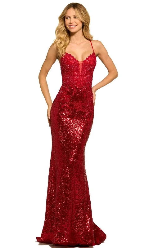 "Animal print dresses for women who love bold styles"Sherri Hill 55524 - Lace Bod Sequined Trumpet Evening Dress "Animal print dresses for women who love bold styles"Sherri Hill 55524 - Lace Bod Sequined Trumpet Evening Dress