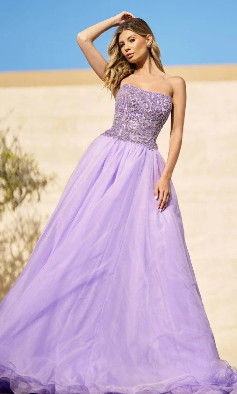 "Limited - Time Offer: Up to 50% Off on Women's Dresses!"Sherri Hill 55947 - Strapless A-line Organza Gown "Limited - Time Offer: Up to 50% Off on Women's Dresses!"Sherri Hill 55947 - Strapless A-line Organza Gown