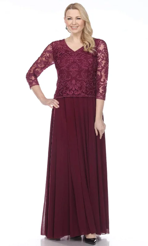 "Vintage - look women's dresses for a retro charm"Soulmates 1901 - Soutache Lace V-Neck Long Dress "Vintage - look women's dresses for a retro charm"Soulmates 1901 - Soutache Lace V-Neck Long Dress