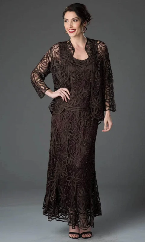 "Simple wedding dresses for women who prefer understated elegance"Soulmates D9122 - Flower Lace Crochet Three Pieces Evening Gown "Simple wedding dresses for women who prefer understated elegance"Soulmates D9122 - Flower Lace Crochet Three Pieces Evening Gown
