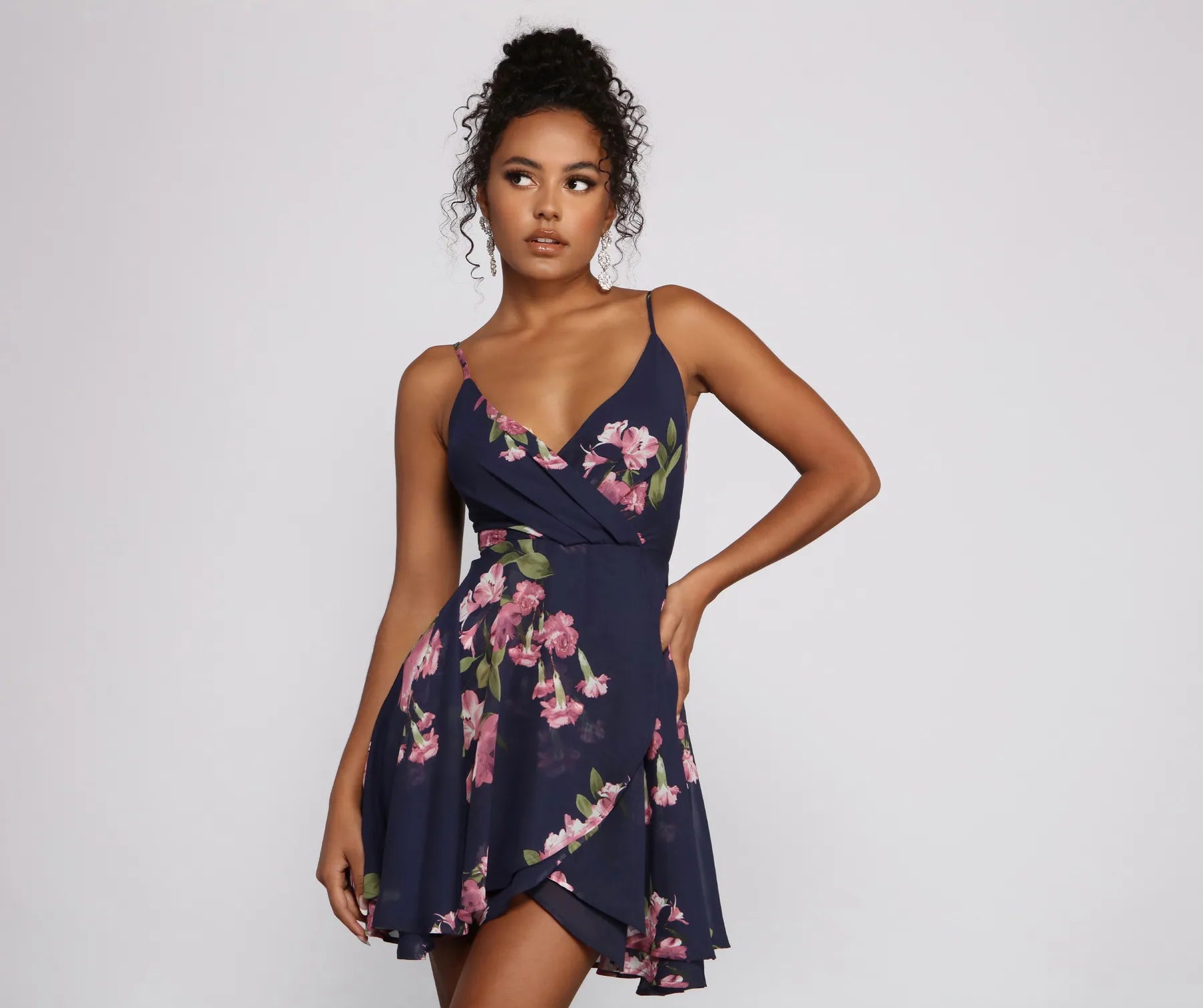 "Bundle and Save: Buy Multiple Women's Dresses and Get a Discount"Sweet Moments Floral Chiffon Skater Dress "Bundle and Save: Buy Multiple Women's Dresses and Get a Discount"Sweet Moments Floral Chiffon Skater Dress