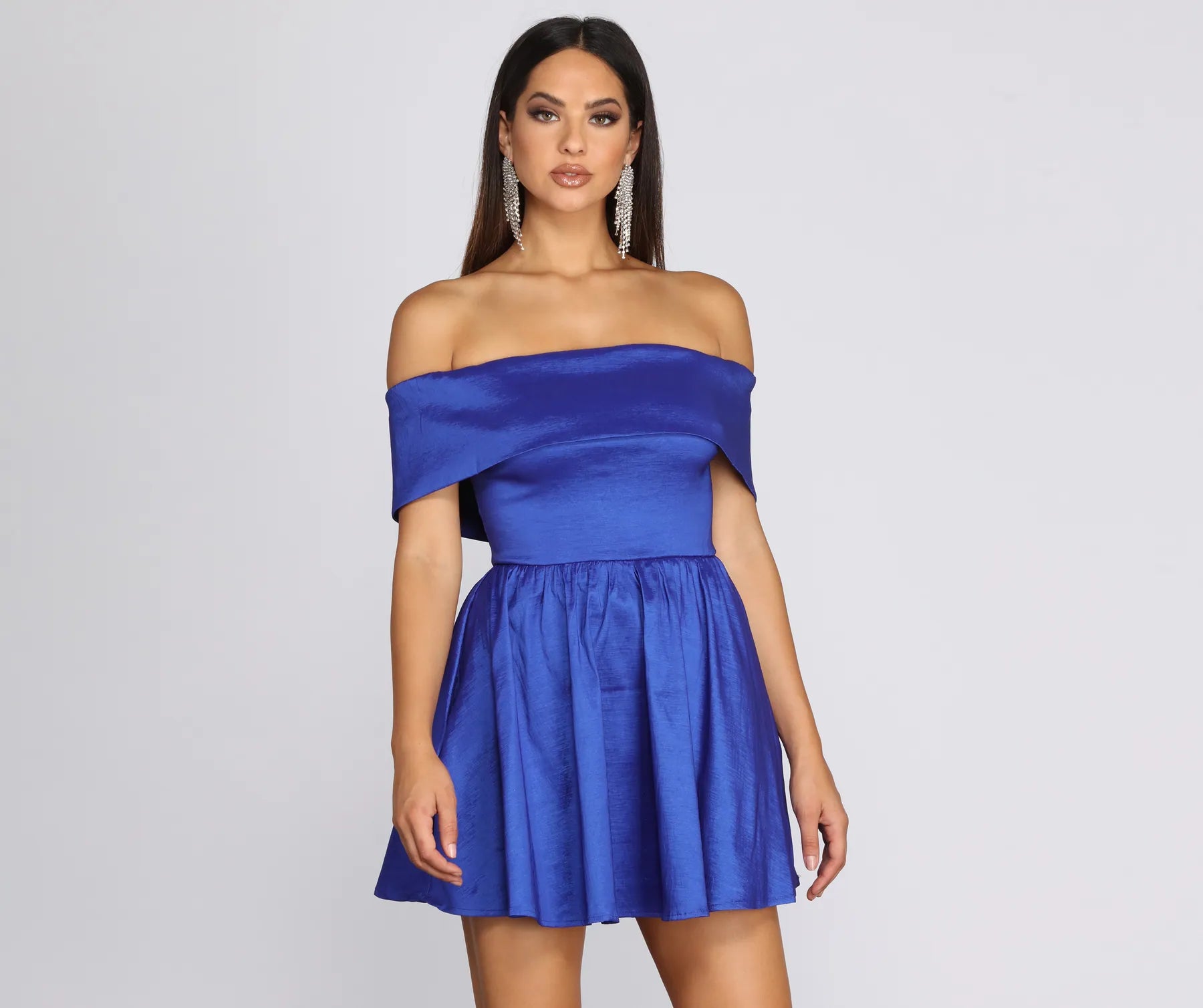 "Homecoming dresses for women to stand out"Winnie Strapless Taffeta Party Dress