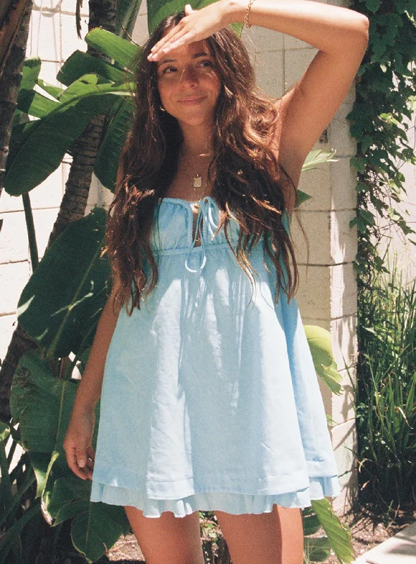 "Seasonal Sale: Save Big on Women's Dresses for Every Occasion"Empress Of Love Mini Dress Blue "Seasonal Sale: Save Big on Women's Dresses for Every Occasion"Empress Of Love Mini Dress Blue