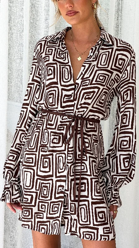 "Exclusive Discount: 30% Off All Women's Dresses for a Limited Period"Ibai Mini Dress - Cairo Print "Exclusive Discount: 30% Off All Women's Dresses for a Limited Period"Ibai Mini Dress - Cairo Print