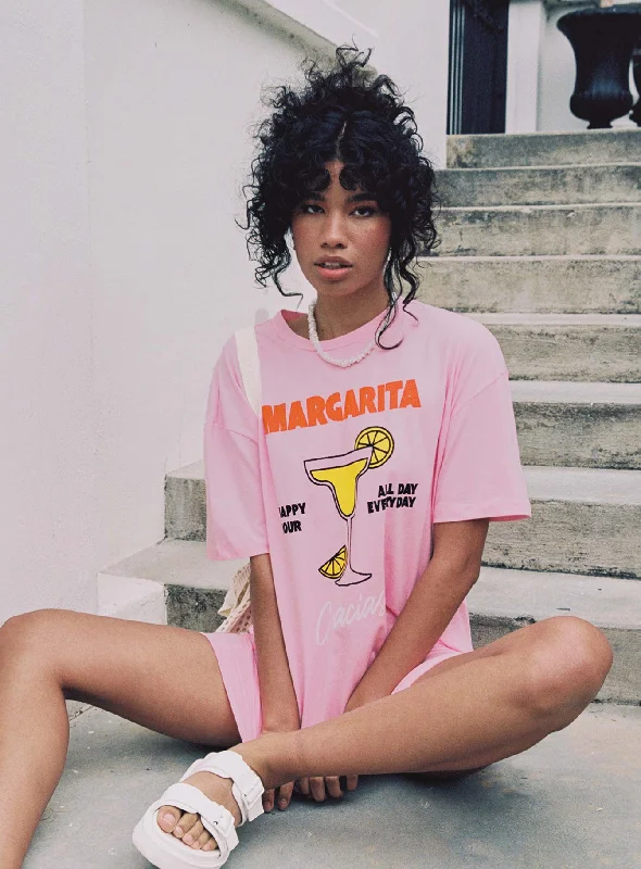 "Bohemian - style women's dresses for music festivals"Margarita Shirt Dress Pink