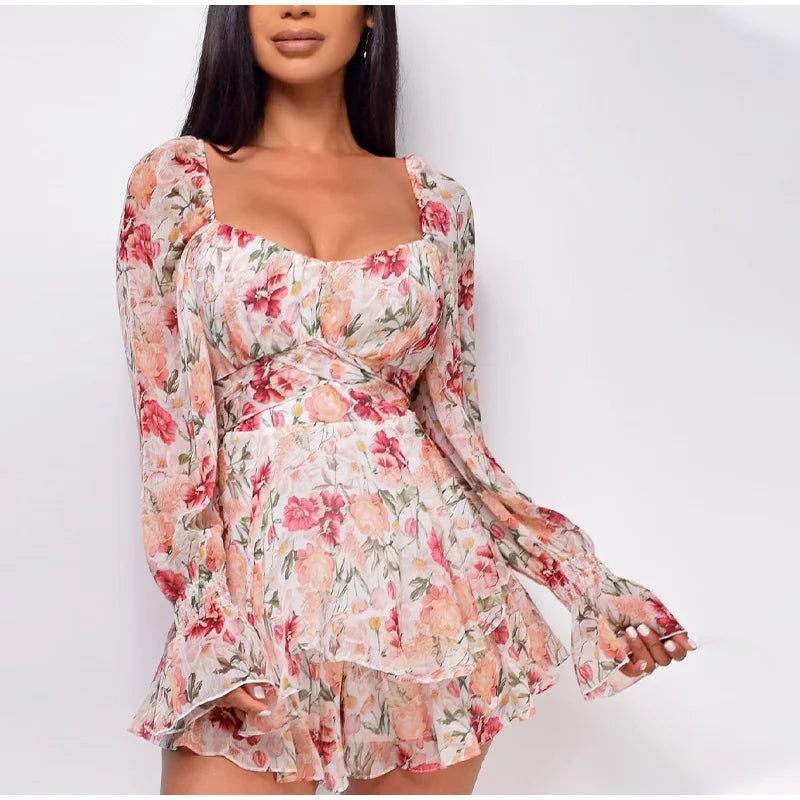"VIP Sale: Extra 15% Off on Women's Dresses for Our Loyal Customers"FashionSierra - 2024 Square Collar Lace Up Floral Mini Dress "VIP Sale: Extra 15% Off on Women's Dresses for Our Loyal Customers"FashionSierra - 2024 Square Collar Lace Up Floral Mini Dress