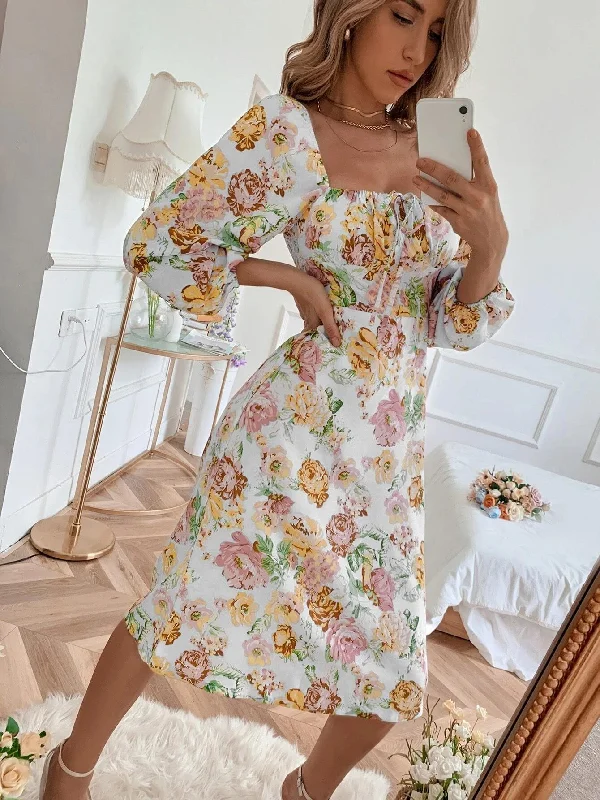 "Hurry! Limited Stock - Get Your Dream Dress with a Special Discount"Still Your Best Cotton Blend Puff Sleeve Babydoll Dress "Hurry! Limited Stock - Get Your Dream Dress with a Special Discount"Still Your Best Cotton Blend Puff Sleeve Babydoll Dress