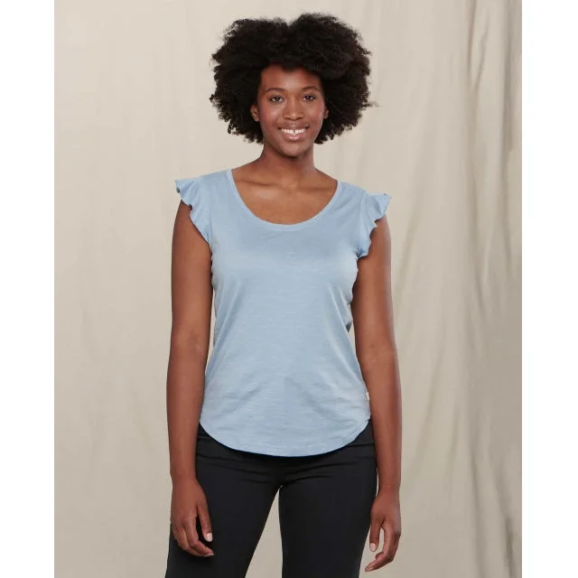 Fitted women's T - shirt with a ruched sideWomen's Rufflita II Tee