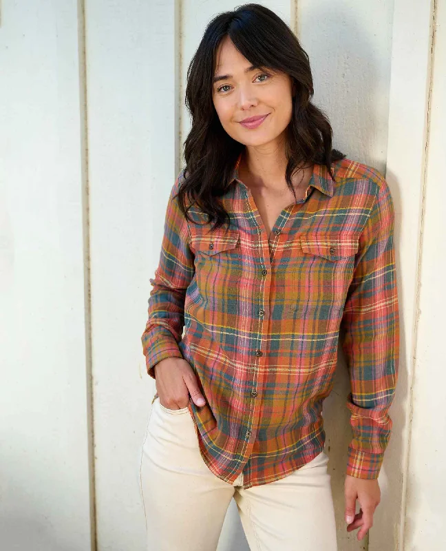A - line women's T - shirt dress for a feminine silhouetteRe-Form Flannel Shirt