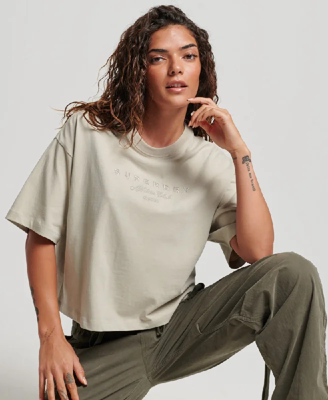 Women's T - shirt with a patch pocket and a button - down frontSurplus Oversized Boxy T Shirt | Willow Grey Women's T - shirt with a patch pocket and a button - down frontSurplus Oversized Boxy T Shirt | Willow Grey