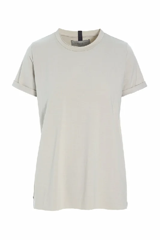 Women's T - shirt with a ribbed cuffs and hemT-SHIRT - 96048 - KIT