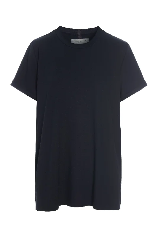Women's cotton blend T - shirt with a soft feelT-SHIRT - 96089 - BLACK