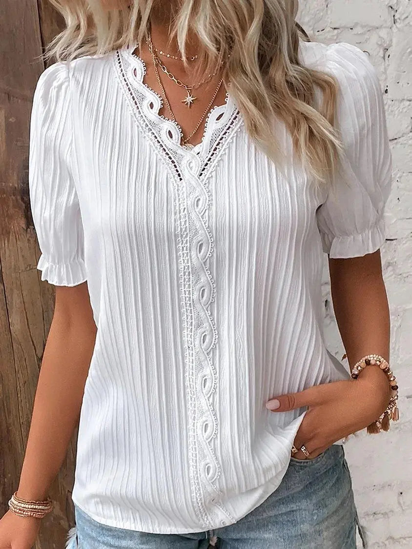 Women's T - shirt with a cropped and boxy fitWomen's Ruffle Sleeves Fashion Designer Off Shoulder T-Shirts (Plus Size) Women's T - shirt with a cropped and boxy fitWomen's Ruffle Sleeves Fashion Designer Off Shoulder T-Shirts (Plus Size)